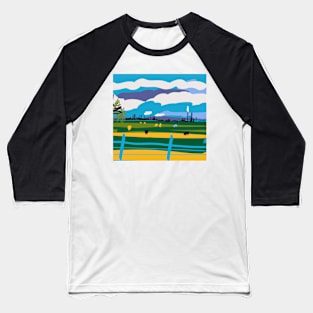 Teesside landscape Baseball T-Shirt